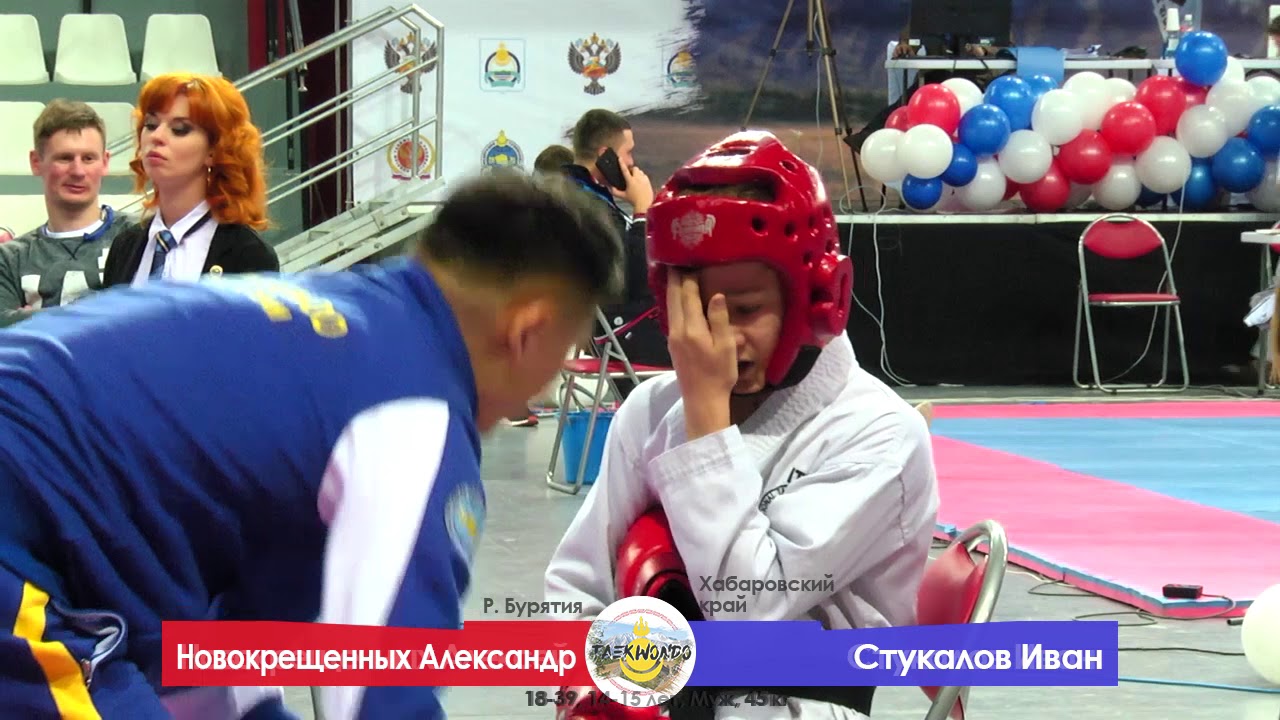 ЧР по тхэквондо-2019. МУЖ/45кг.  ФИНАЛ. Новокрещенных А. - Стукалов И.