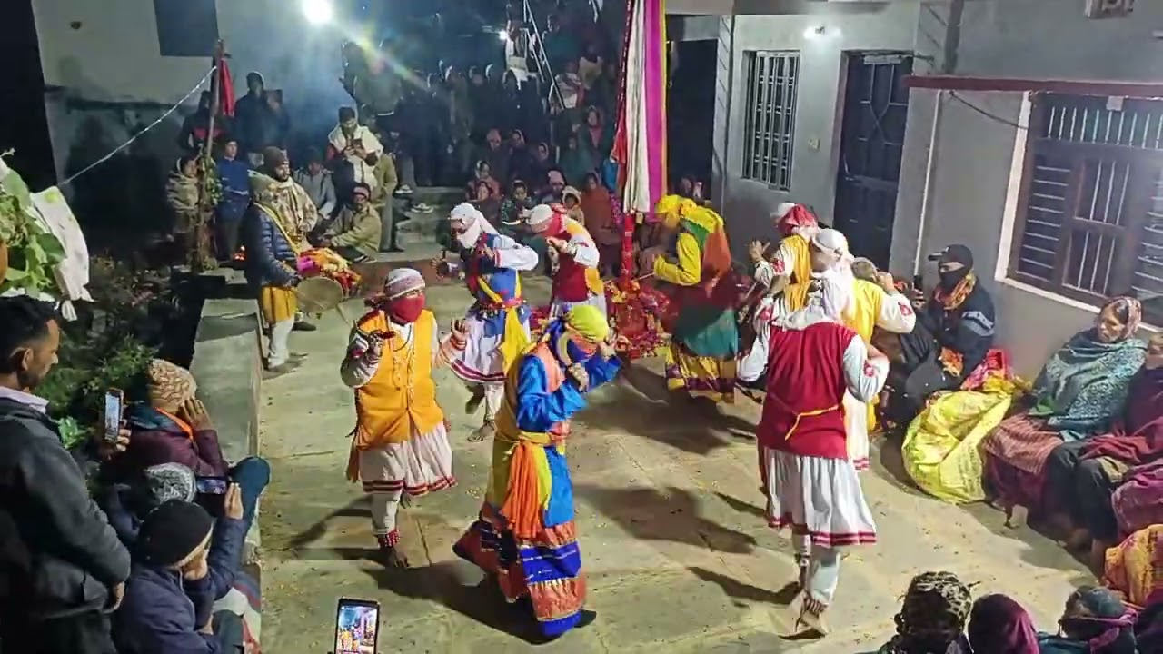 माँ चंडिका जिलाशु रात्रि नृत्य