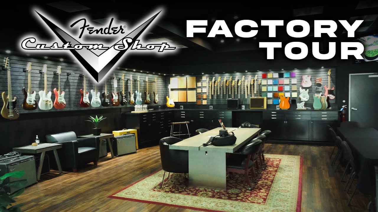 An inside look at the legendary Fender Custom Shop factory with Eddie's Guitars