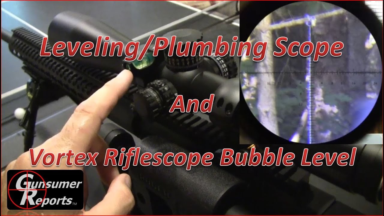 Leveling/Plumbing Scope Reticle and Vortex Riflescope Bubble Level