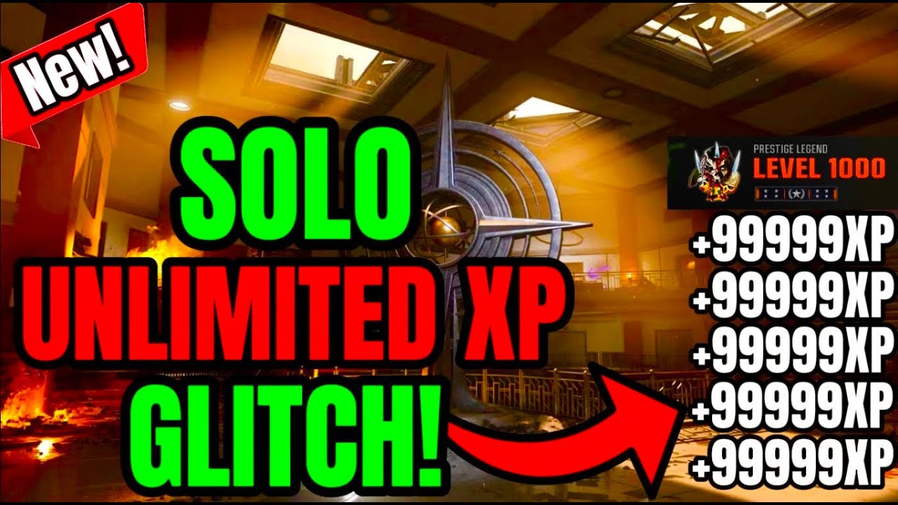 NEW SOLO INFINITE XP GLITCH BO6! (EASY LEVEL 1000 GLITCH) THE RECKONING BO6 ZOMBIES GLITCH SEASON 5!