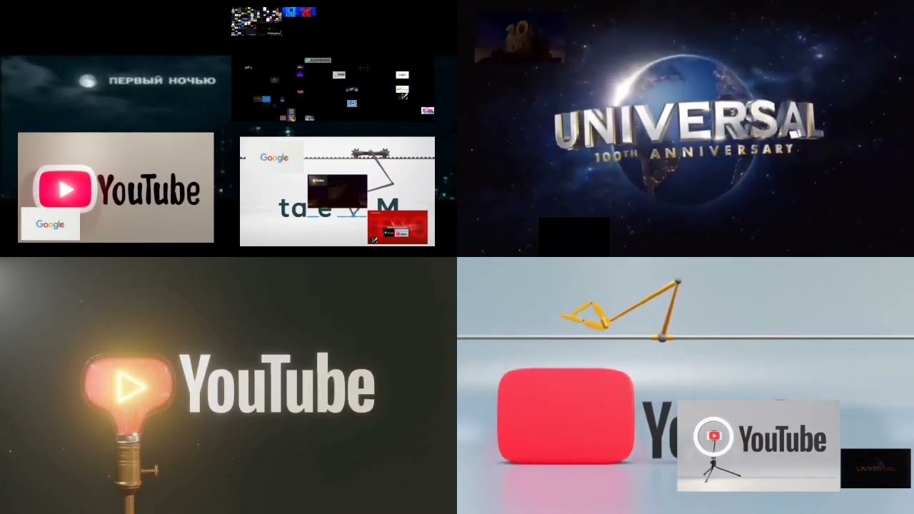 Logos at once | Compilation #10 | Сборник заставок в одном экране. №10
