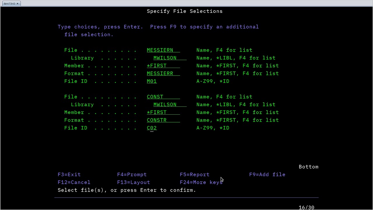 [005] IBM i (AS/400): Querying data with Query for IBM i and DB2 for IBM i