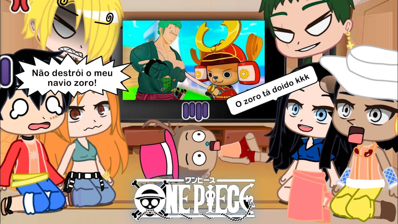 Chapéus de Palha react Zoro ENSINA Chopper a usar ESPADAS 🤪 no One Piece VR!!!