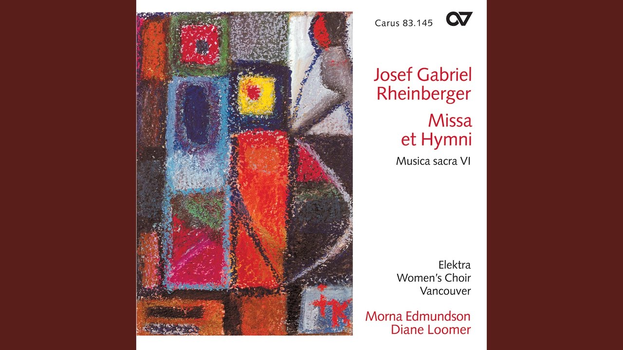 Rheinberger: 6 Hymns, Op. 118: V. Ave maris stella