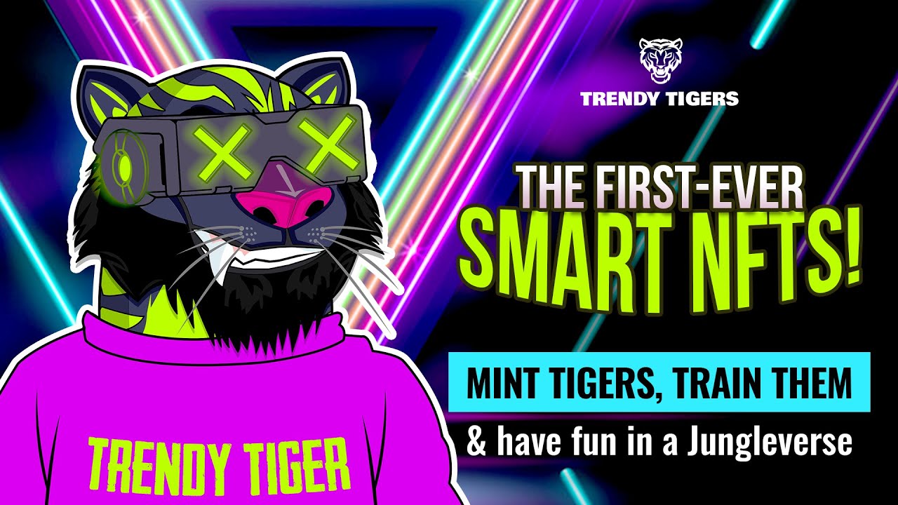 Enter the Jungleverse - Trendy Tigers | Non-Fungible Token | NFT Art