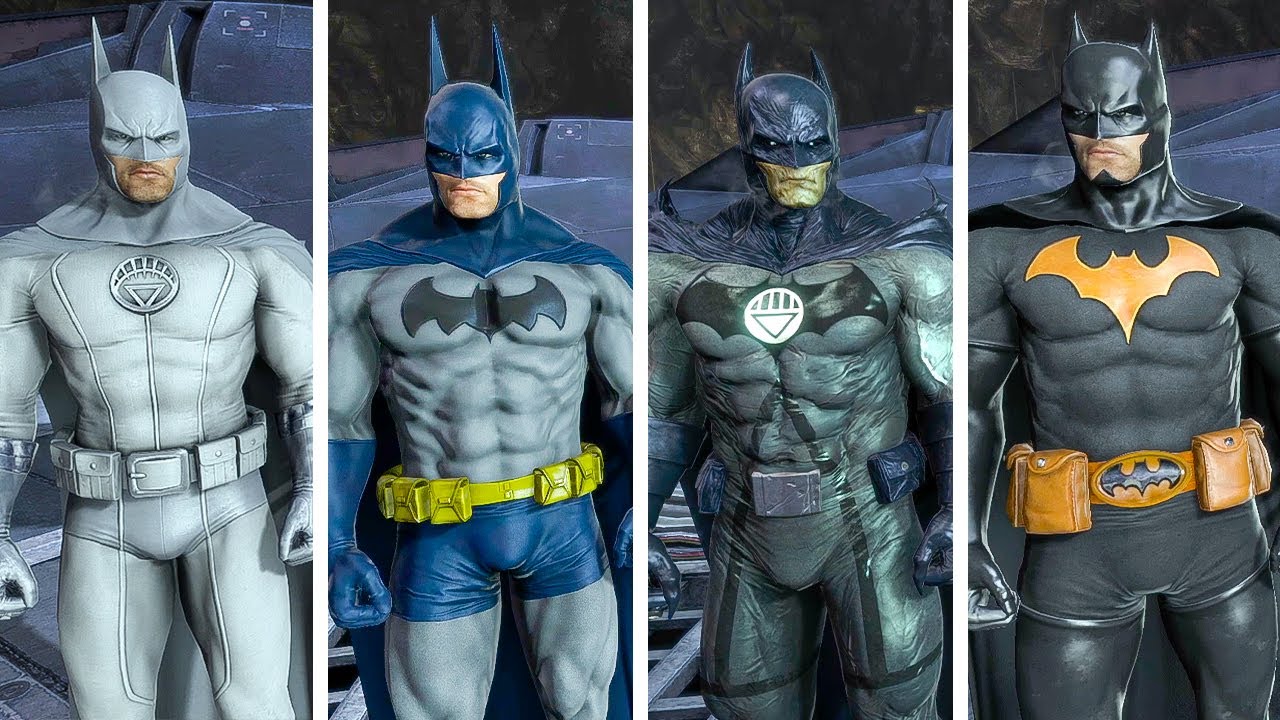 Batman: Arkham Origins - ALL Batman Suits