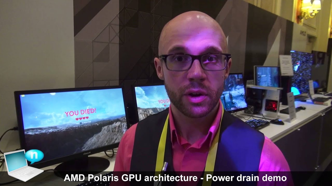 AMD Polaris GPU architecture - Power drain demo