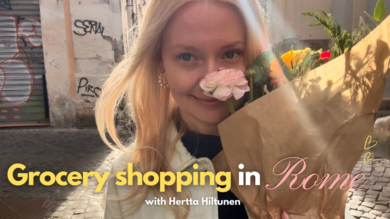 Farmer's markets & Grocery shopping in Rome, Italy | Making lasagna | Daily VLOG by Hertta Hiltunen