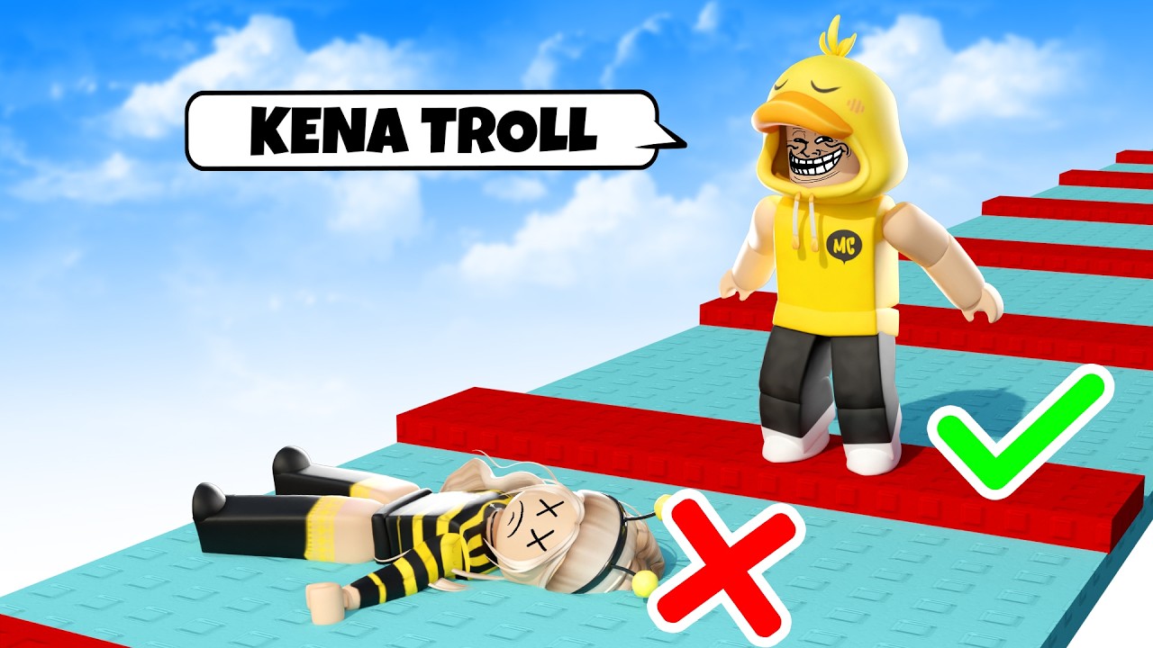 PRANK!! Aku Challenge TAHAN EMOSI saat Puasa di TROLL OBBY Ngeselin!!