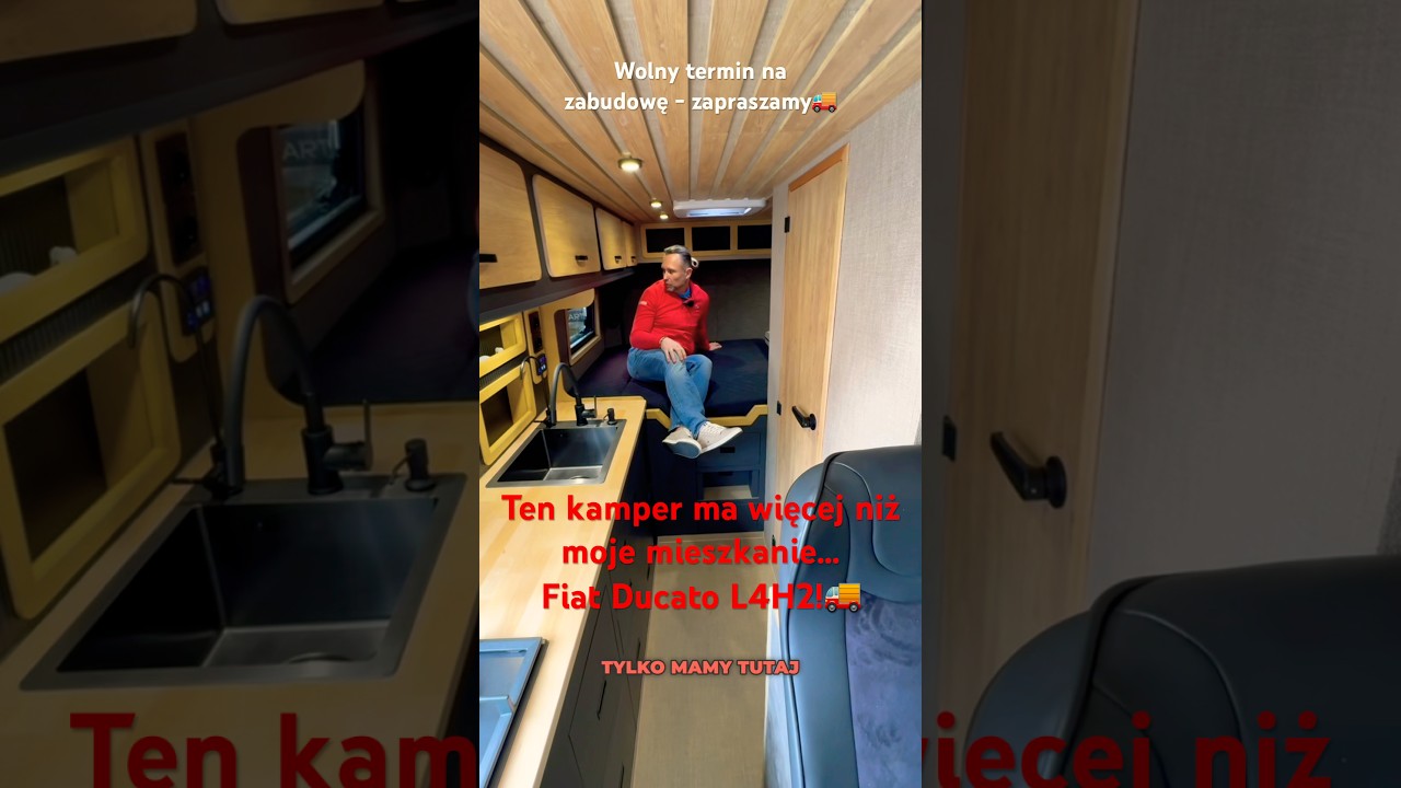 Ten kamper ma więcej niż moje mieszkanie&hellip; Fiat Ducato L4H2! Marlo Camp