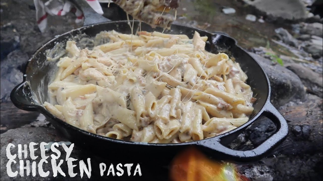 Cheesy Chicken Pasta | Jamaica Outdoor Cooking