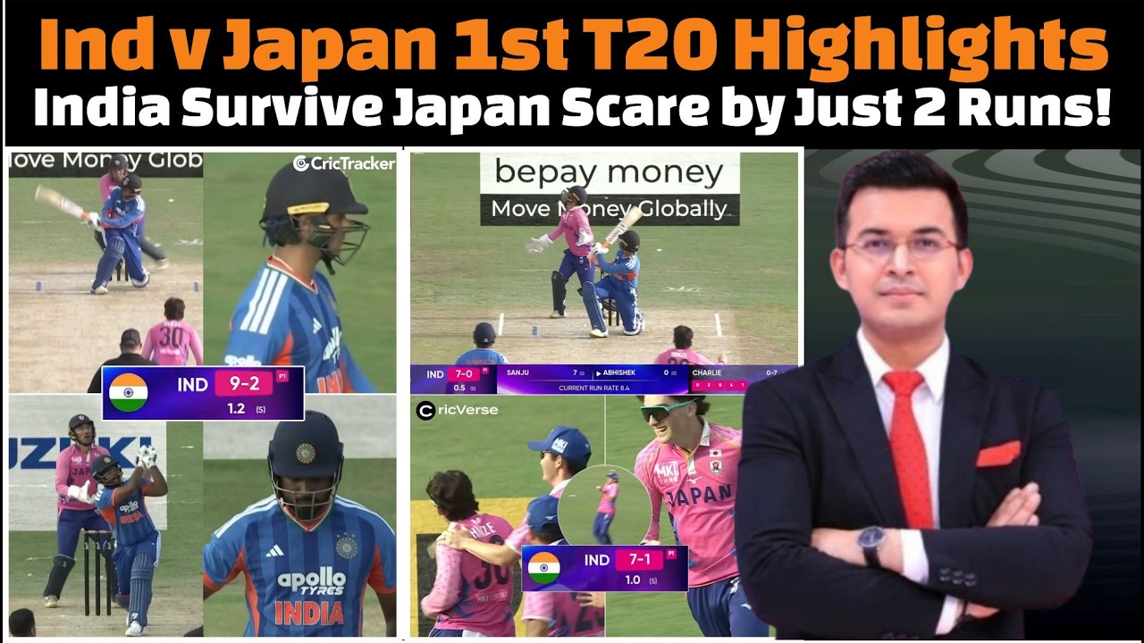 India vs Japan T20 match complete highlights 2026 today.