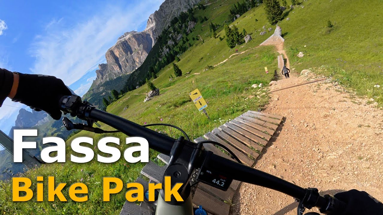 One day in Fassa Bike Park - Canazei, Dolomites