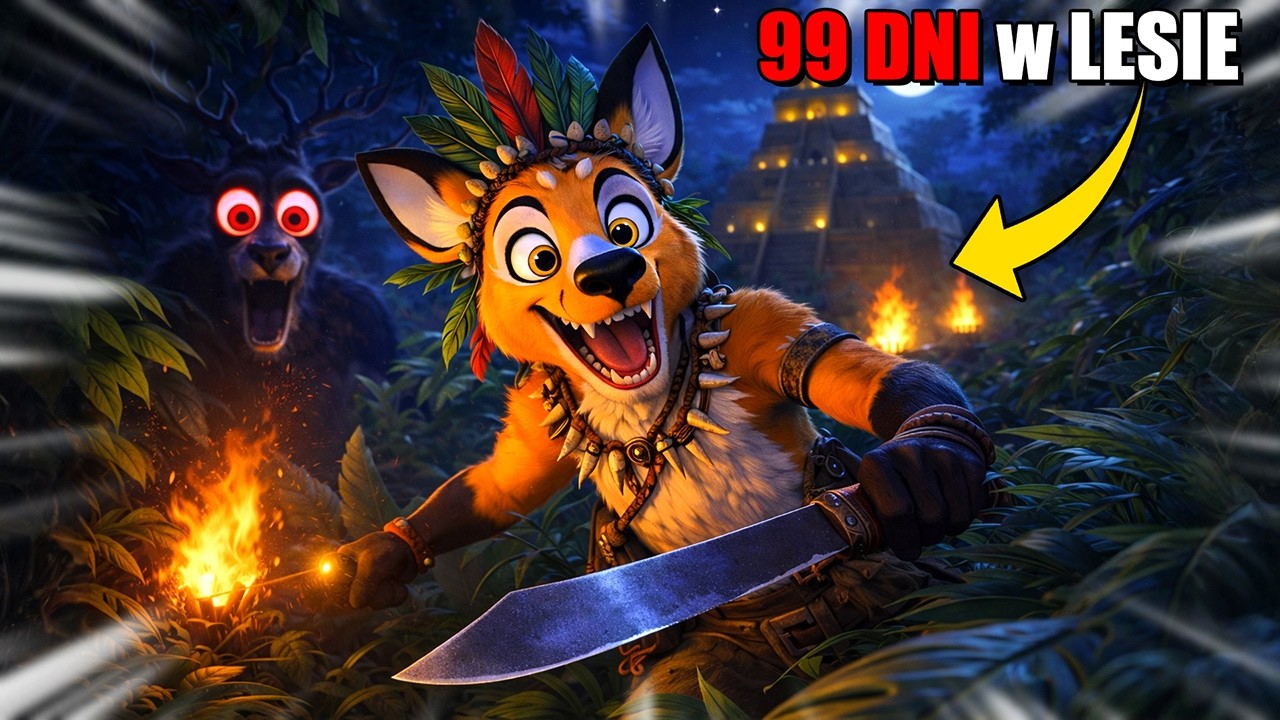 PRZETRWALIŚMY PONAD 100 DNI W JUNGLI w 99 NOCY W LESIE!