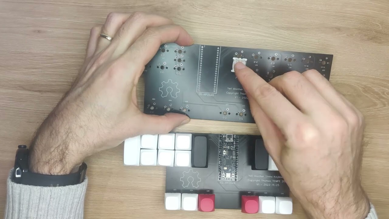 YASK - Yet Another Steno Keyboard - assembly instructions