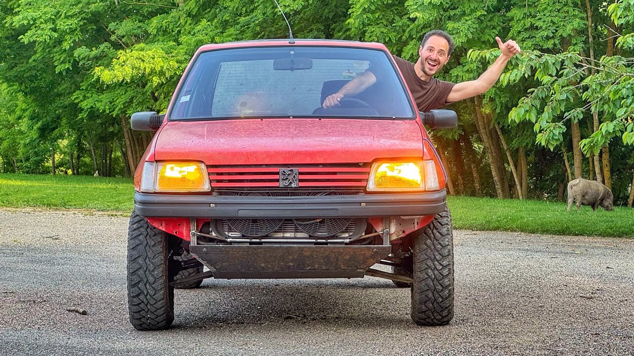 Ma 205 4x4 roule enfin !😍 (C'est un TANK !)