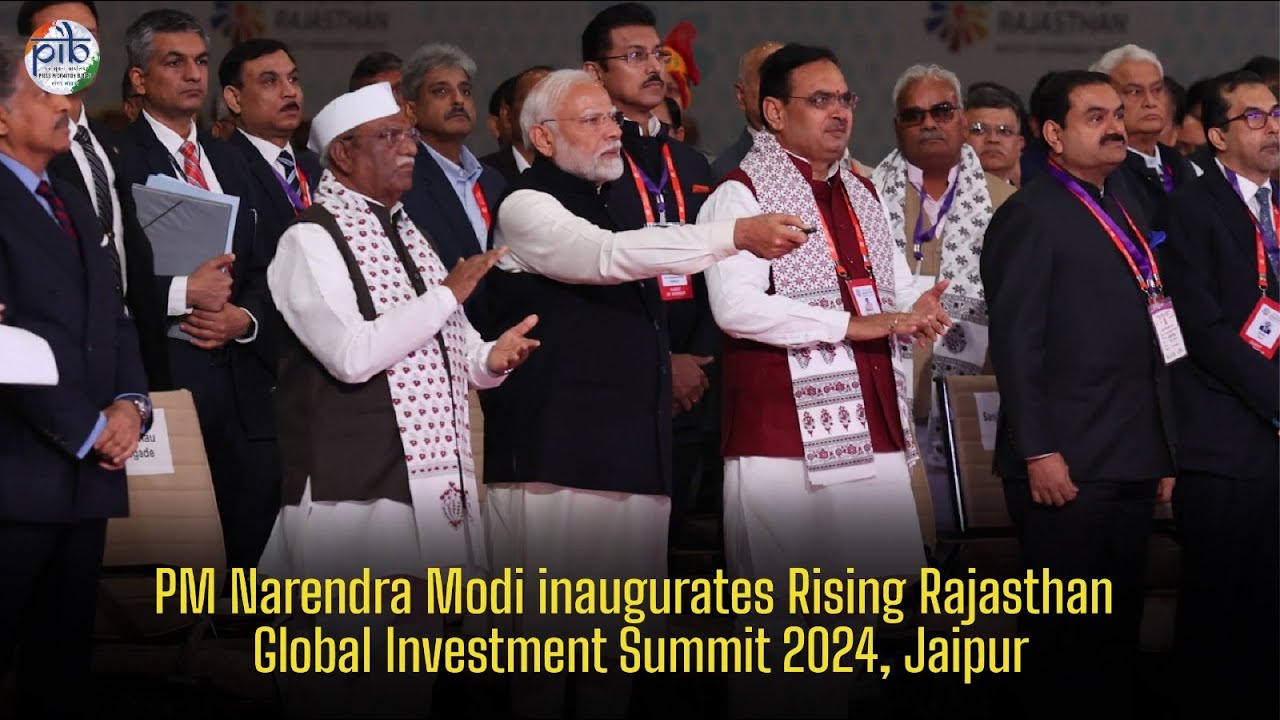 PM Narendra Modi inaugurates Rising Rajasthan Global Investment Summit, 2024, Jaipur