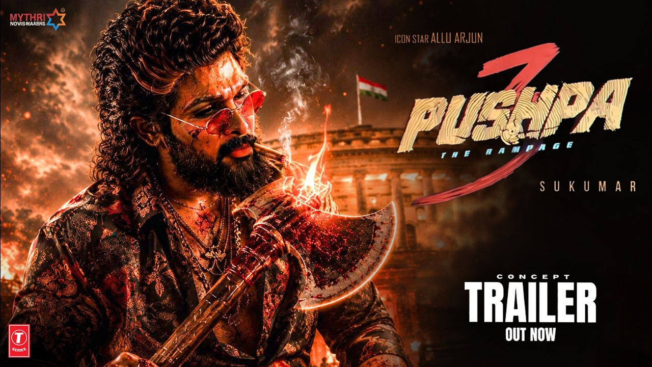Pushpa 3: The Rampage🔥|Trailer (Hindi) Concpet |Allu Arjun |Vijay Deverkonda|Rashmika| Fahadh