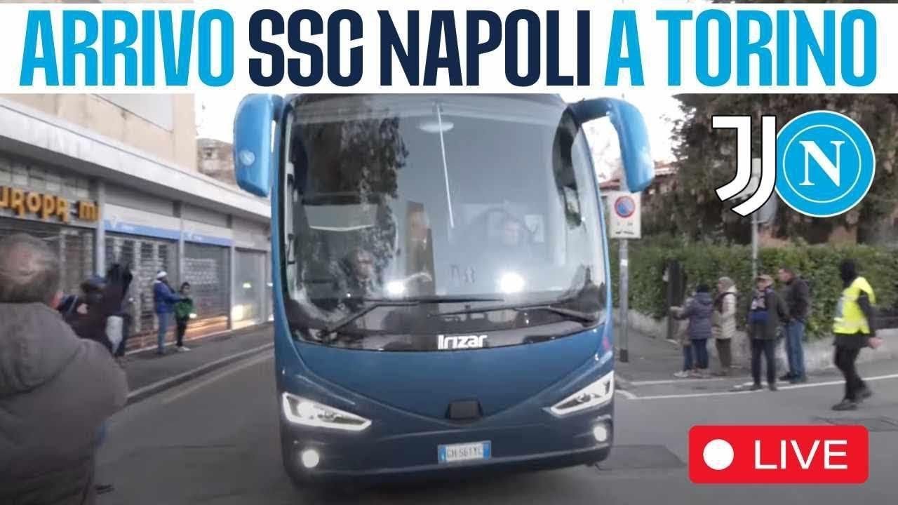 Juventus Napoli ⚽ Arrivo in hotel a Torino in diretta coi tifosi napoletani!