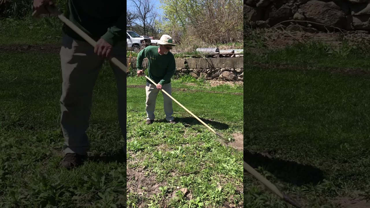 The ease of using a Dutch hoe