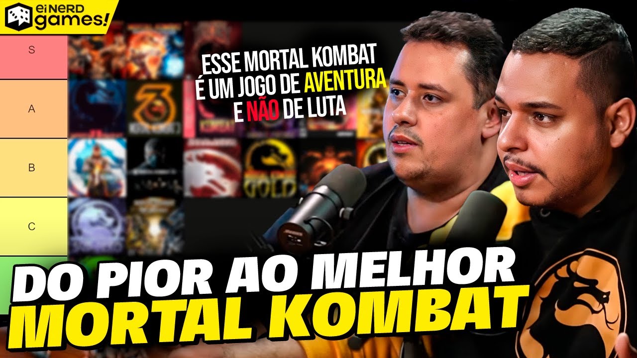 DO PIOR AO MELHOR SAGA MORTAL KOMBAT com @canalbyspeed e @MeiaLuaTV #ENG18