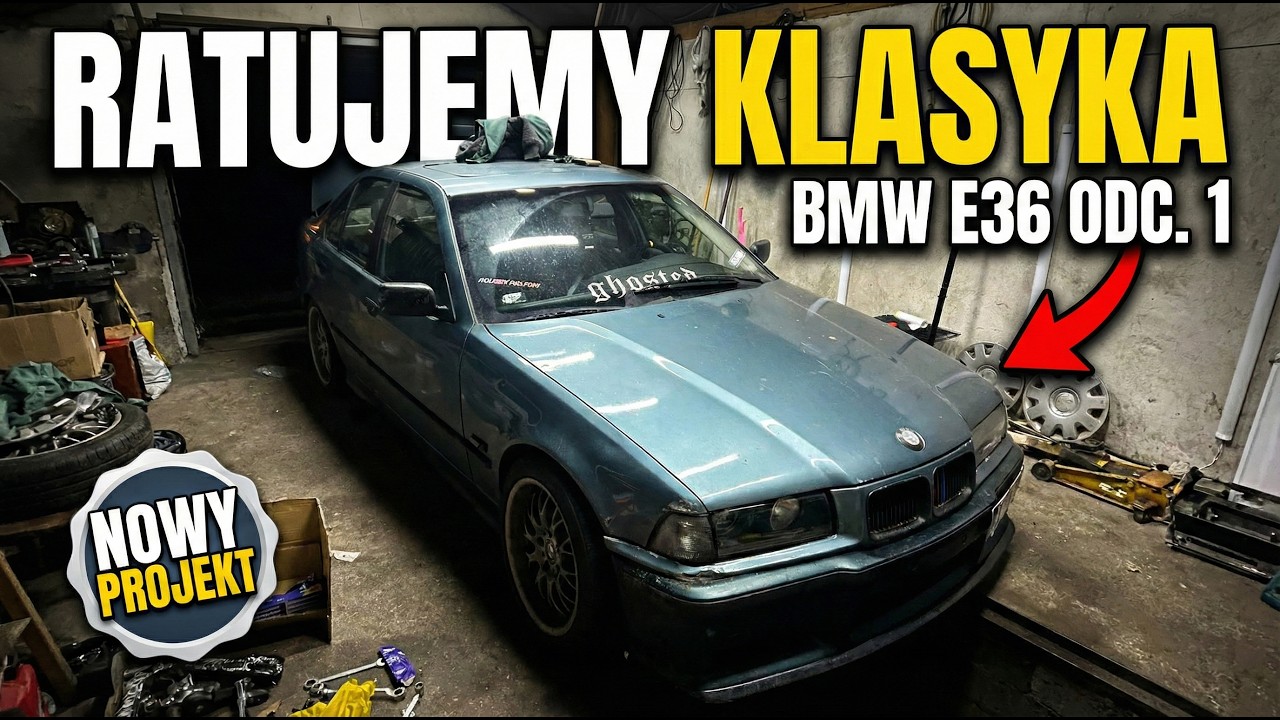 Ratujemy klasyka BMW E36 – Nowy projekt na kanale! ODC. 1