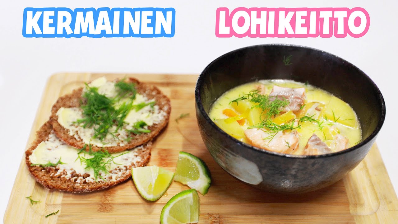 KERMAINEN LOHIKEITTO 🐟 🍣