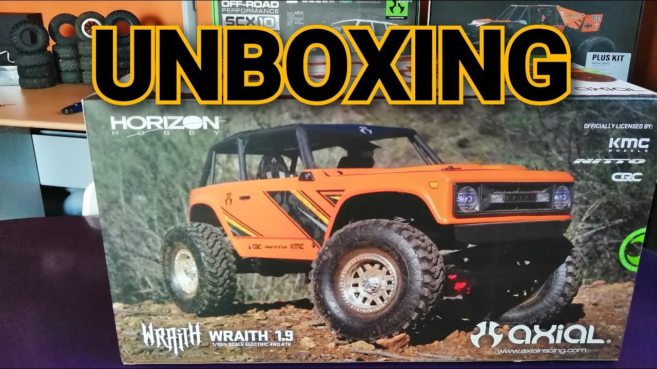 Axial Wraith 1.9 RTR Crawler RC Unboxing by Totter RC