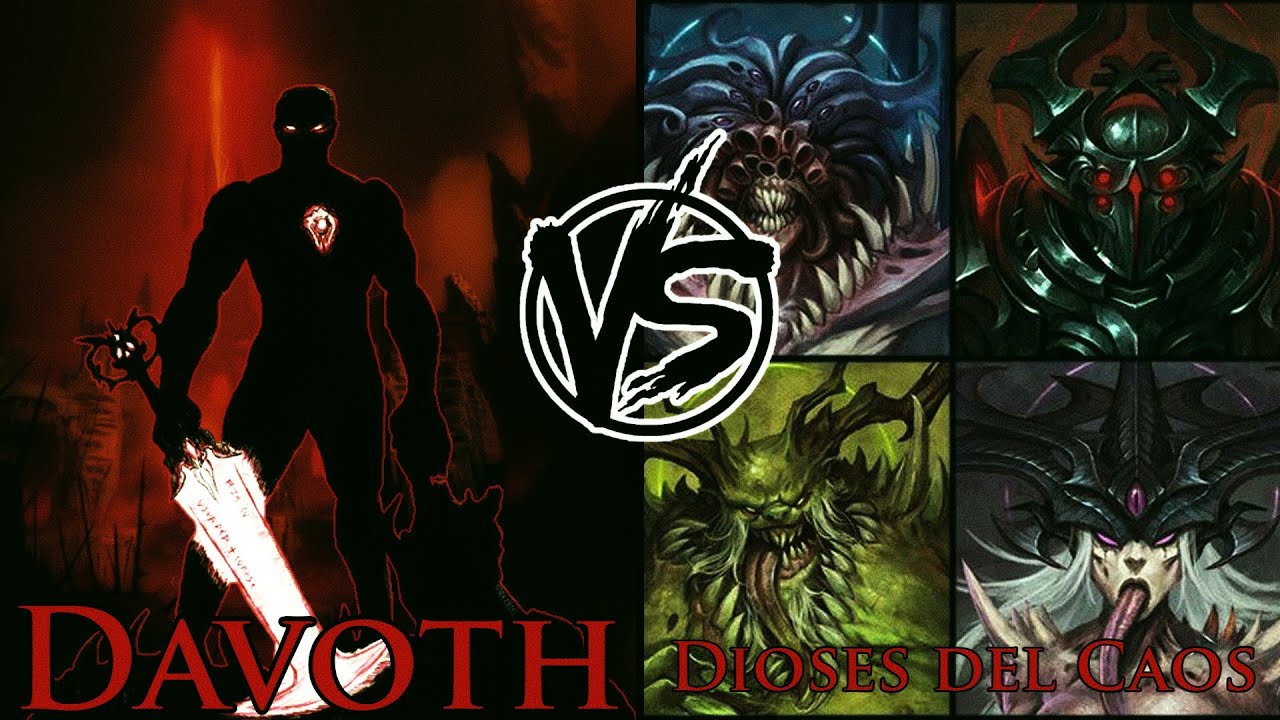 Davoth vs Dioses del caos | La pelea que arrasara la creación | Warhammer x DOOM