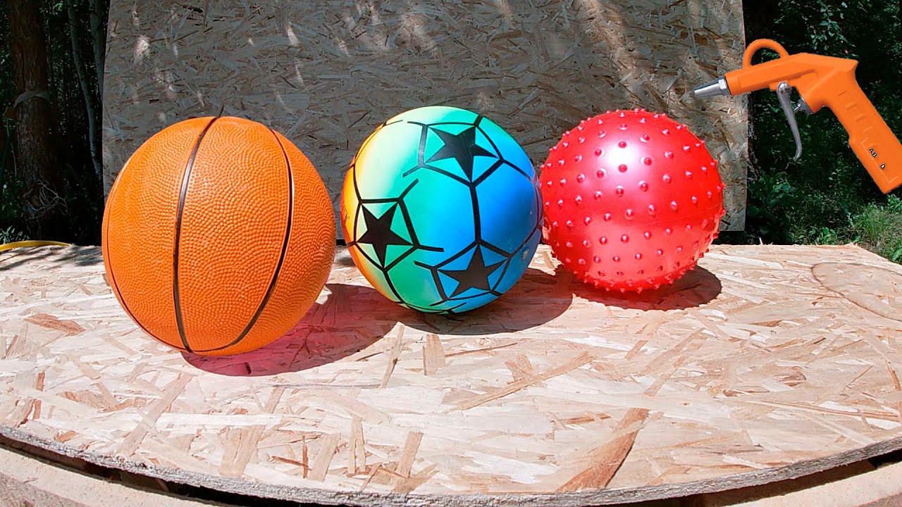 Experiment: Air compressor VS basketball