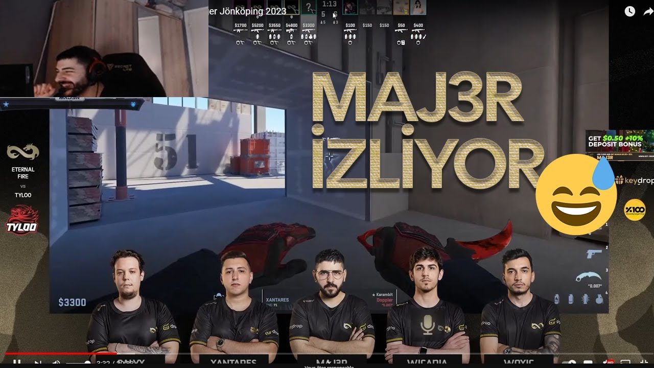 MAJER MAÇ İÇİ KONUŞMALAR EF vs. TYLOO İZLİYOR | Eternal Fire MAJ3R Maç İçi Konuşmalar