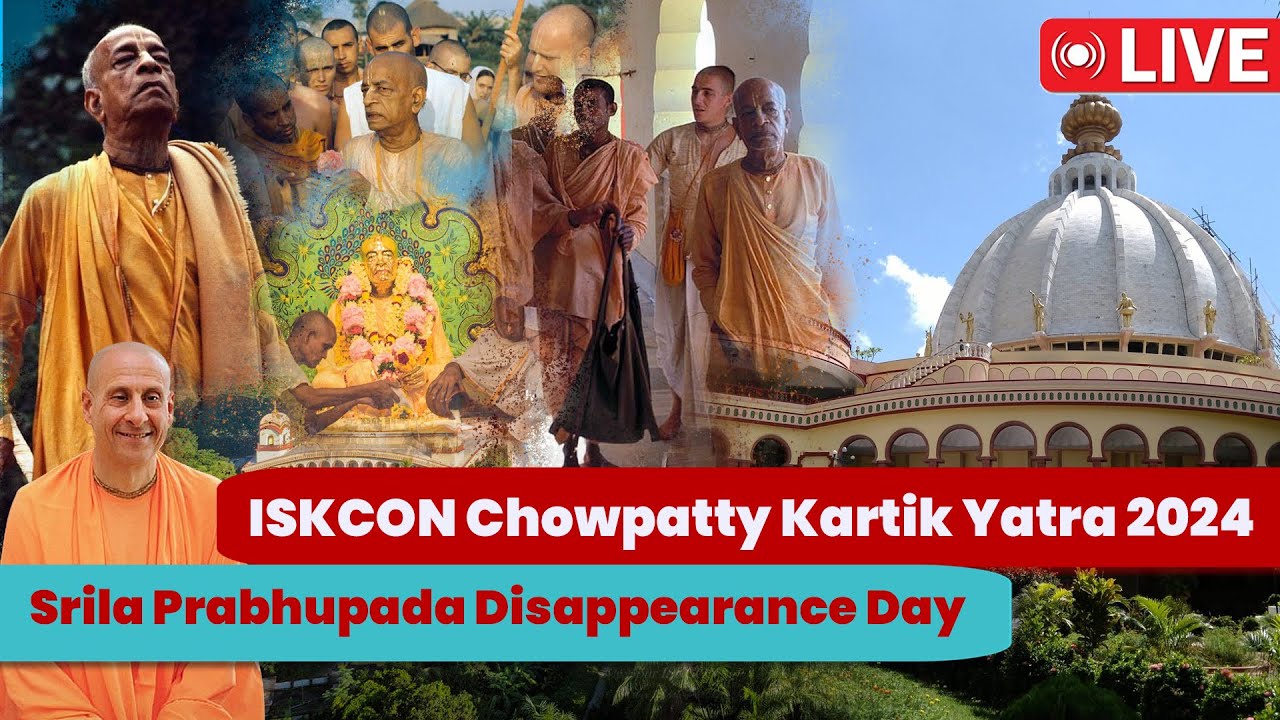 Srila Prabhupada Disappearance Day Special Program | ISKCON Chowpatty Kartik Mayapur Yatra 2024