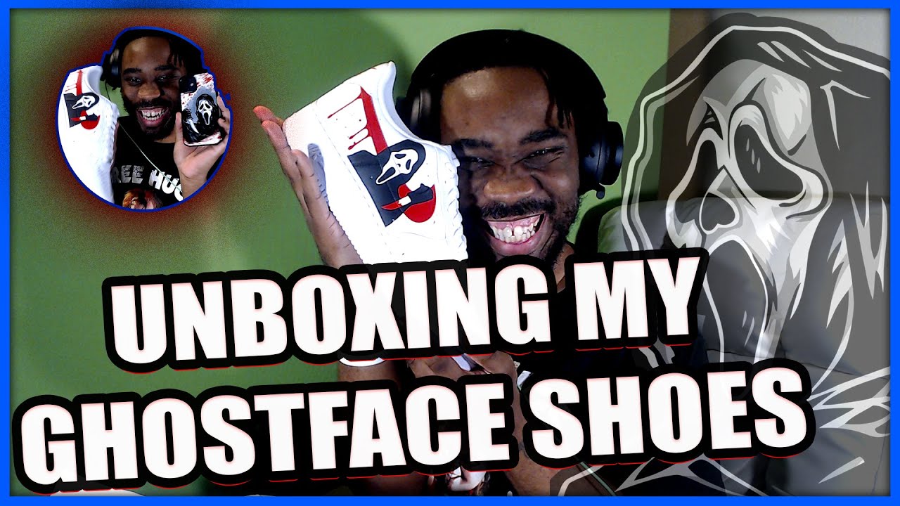 UNBOXING My GHOSTFACE SHOES! THE SCREAM OUTFIT IS COMPLETE! #BOKC #GOMFSFB