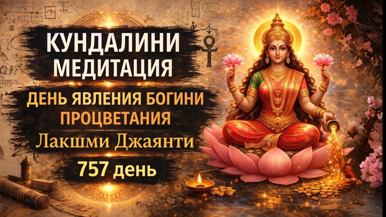 Лакшми Джаянти - день явления Богини Процветания | Кундалини медитация - 757 день