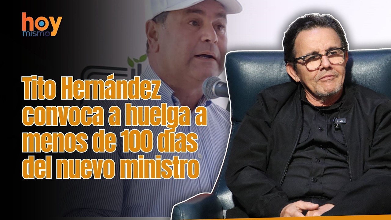 Tito Hernández Pdte. de la ANPA convoca a huelga a menos de 100 días del nuevo ministro.