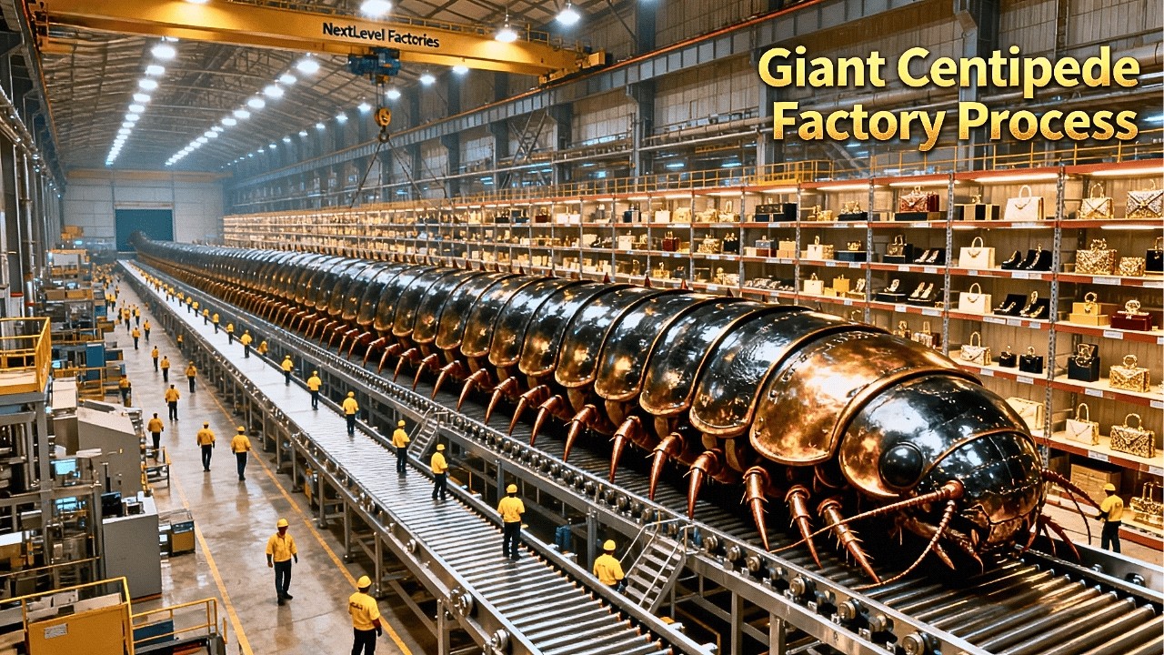 Inside the Giant Centipede Factory: Colossal Arthropod to Segmented Armor Collection