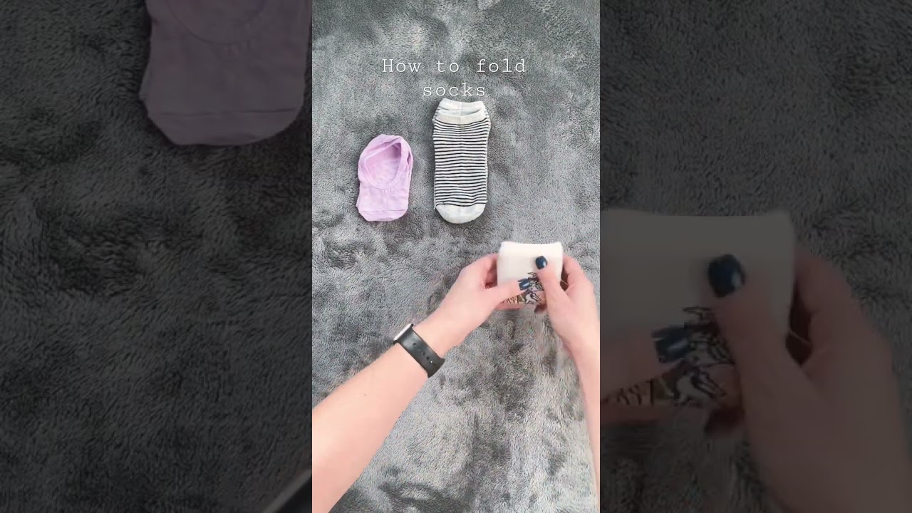 How to fold and organise socks 