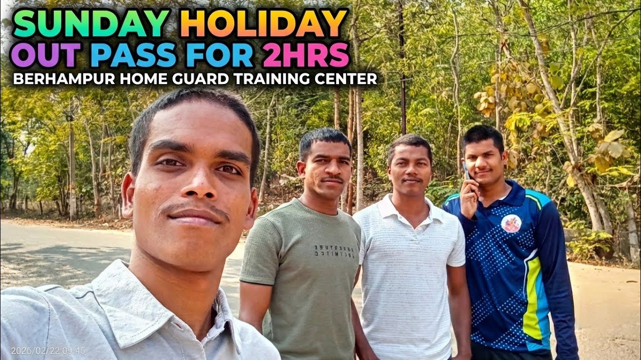 Holiday Training Campus Out Pass 🤩🤩🤩 l Odisha Home Guard Training l #trending #odishahomeguard 