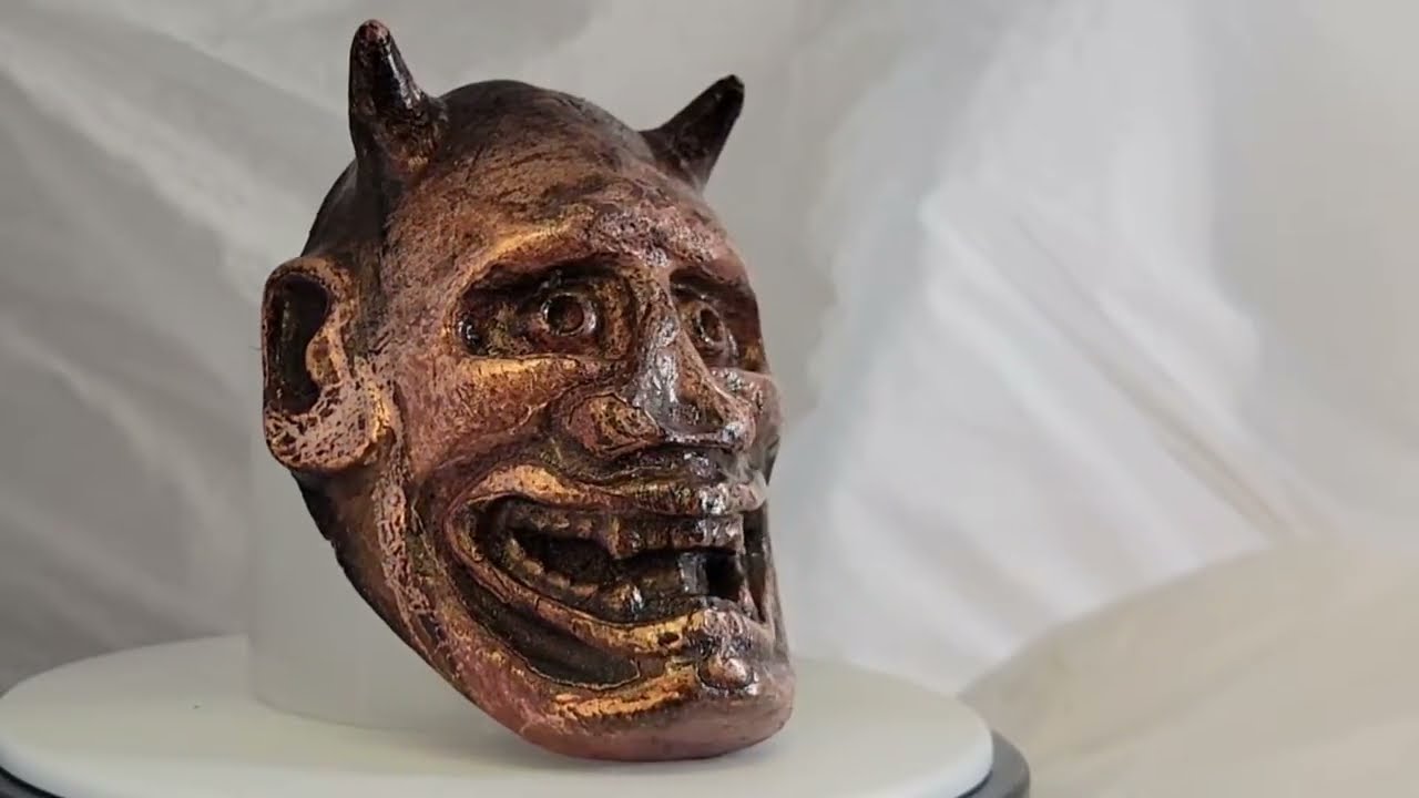 3D Printing a Metal Hannya Mask