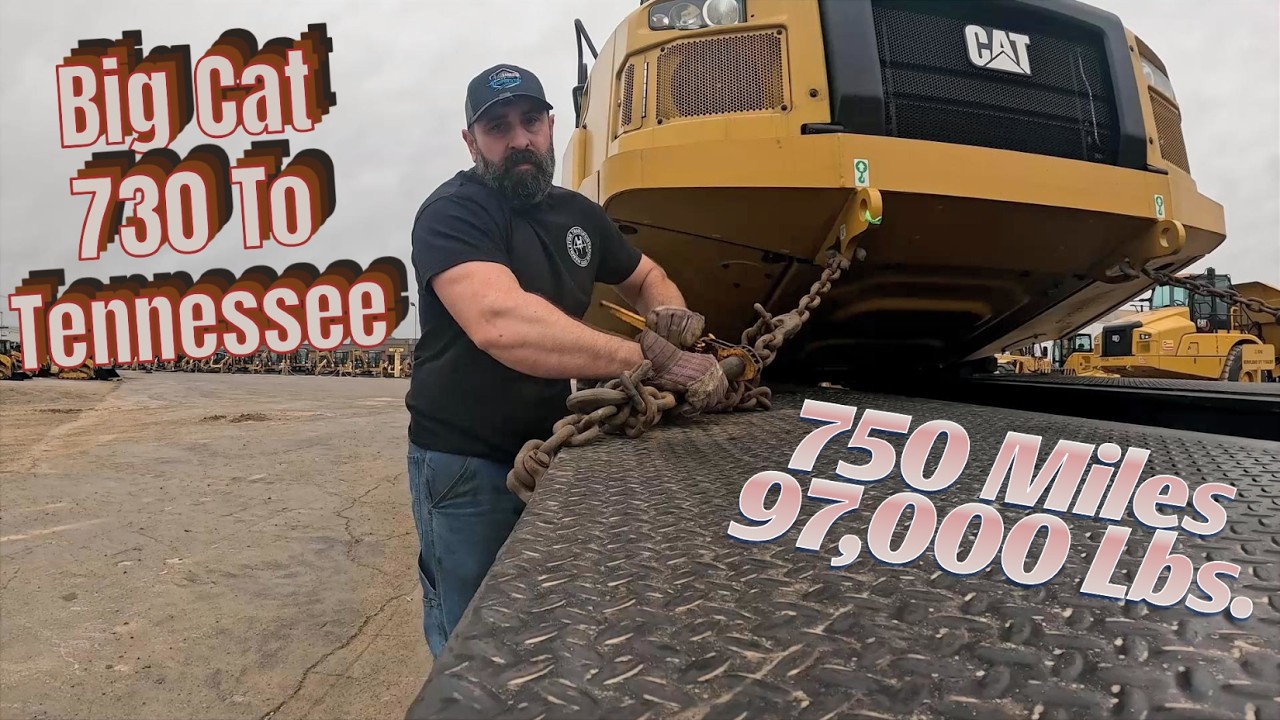 Heavy Haul Trucking: Cat 730 Articulated dump truck to TN