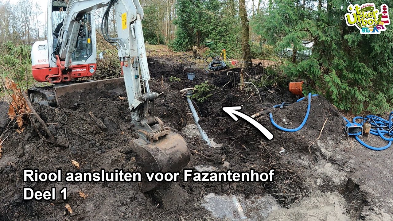 RIOOL AANSLUITEN! - Fazantenhof Deel 1