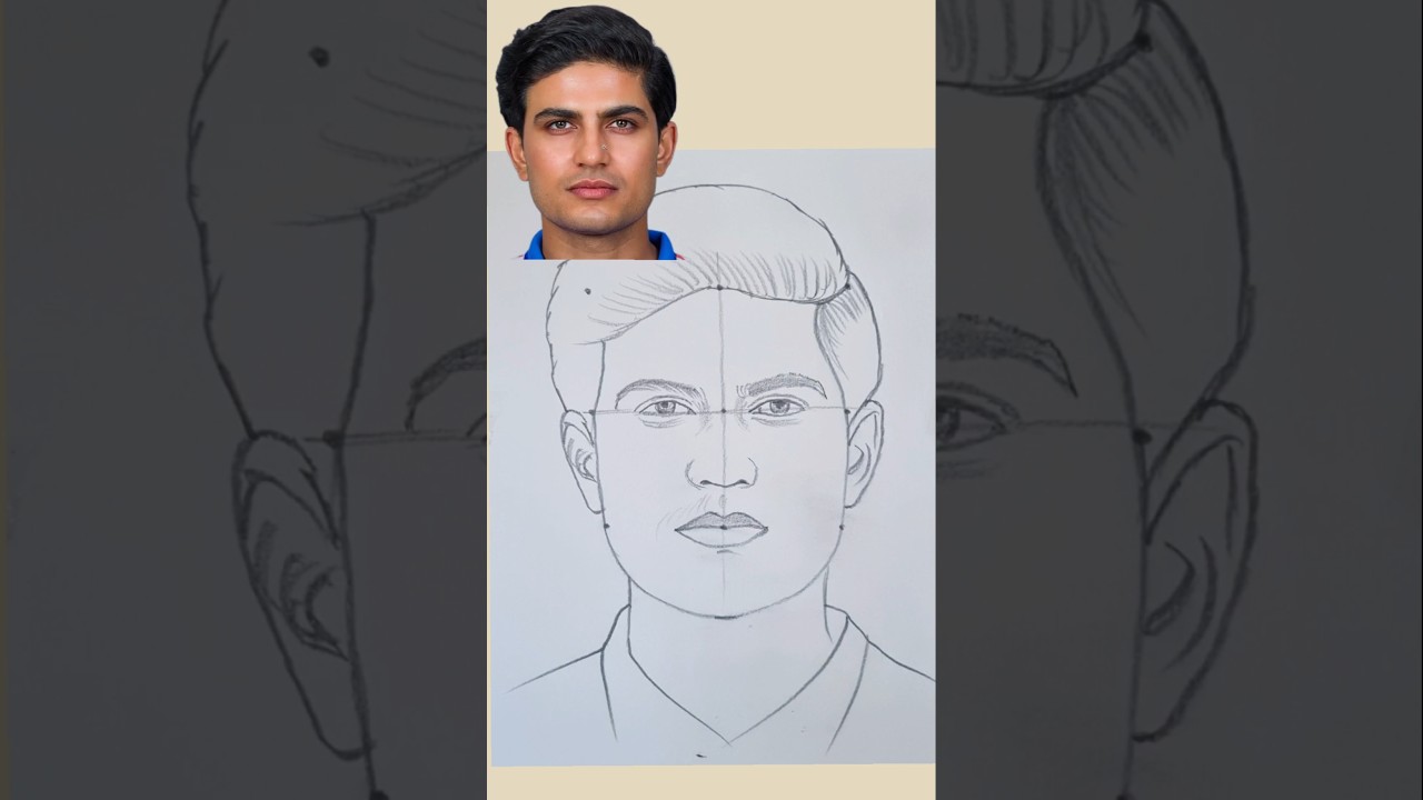 Gujarat Titans Shubman Gill Drawing #ipl #shubhangill #drawing