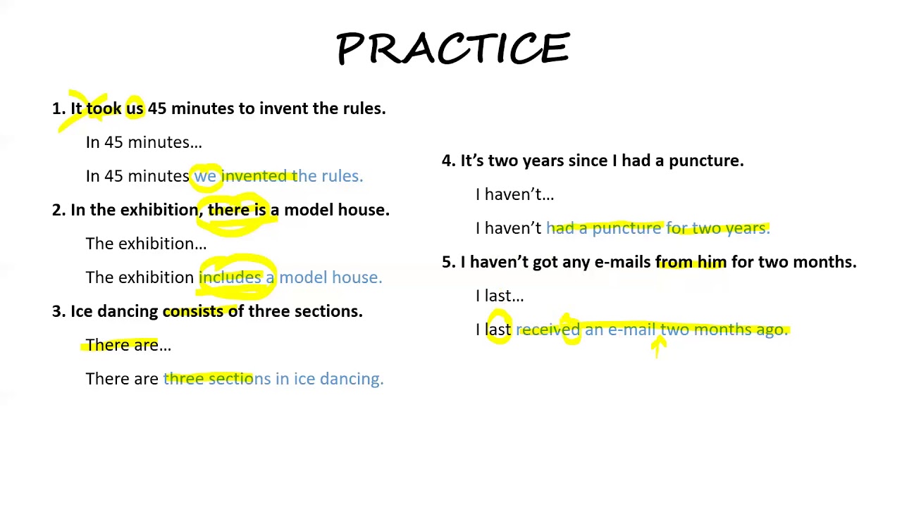 Cómo aprovechar la gramática para sacar nota en la EBAU  - Rephrasing Practice I