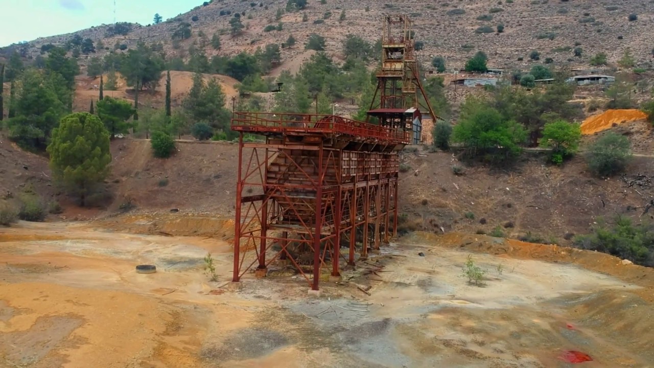 Abandoned Mitsero Copper Mine Cyprus