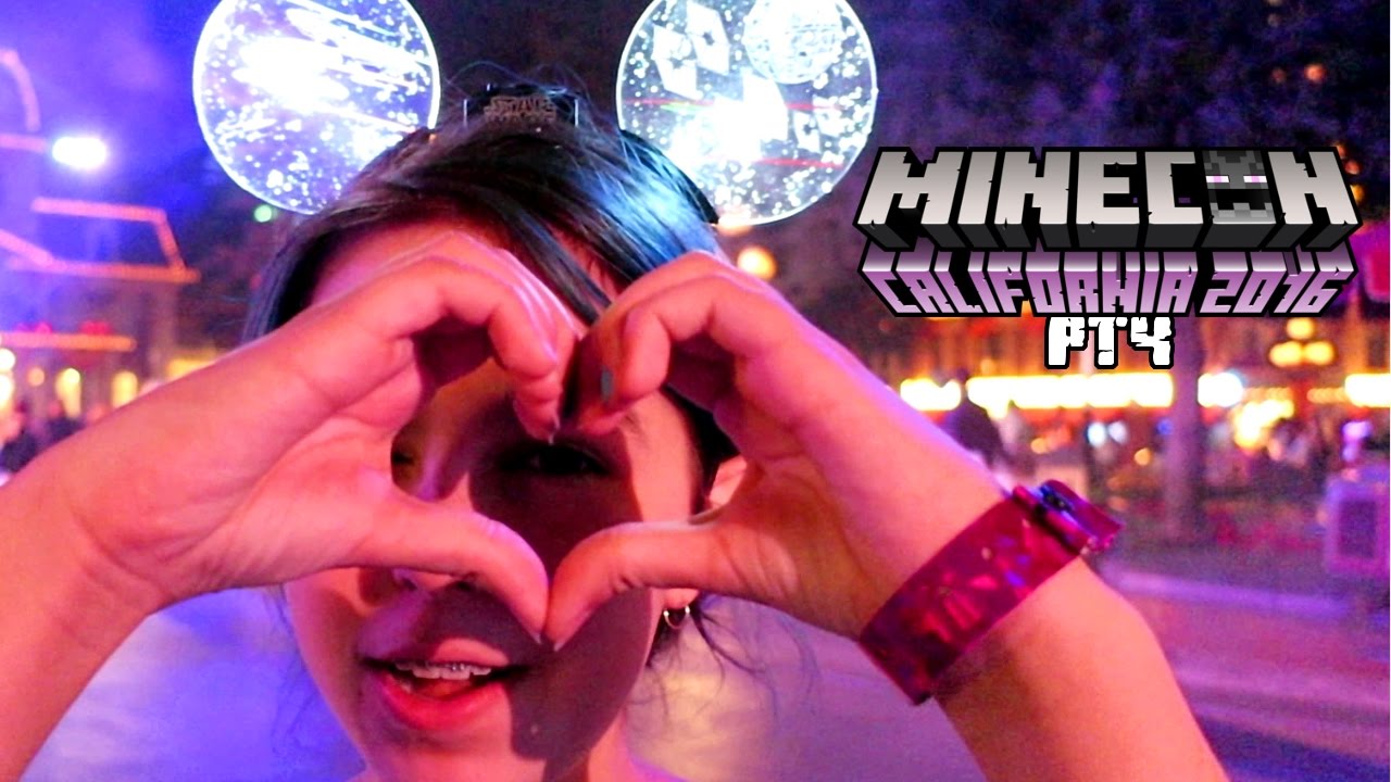 MINECON 2016 VLOG PT4 | DISNEYLAND, HALLOWEEN PARTY PARADE & PHOTOS
