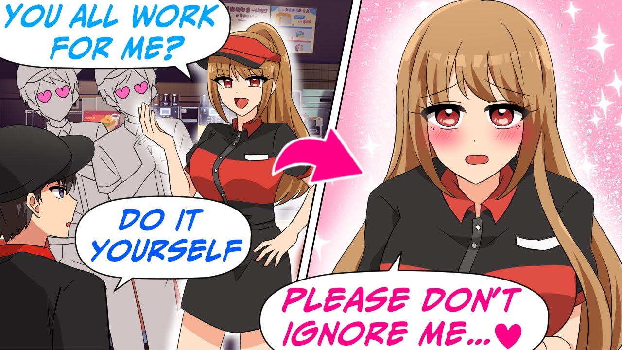 Only Me Ignore the Popular Princess at My Part-Time Who Makes All Guys Obey Her...[RomCom Manga Dub]