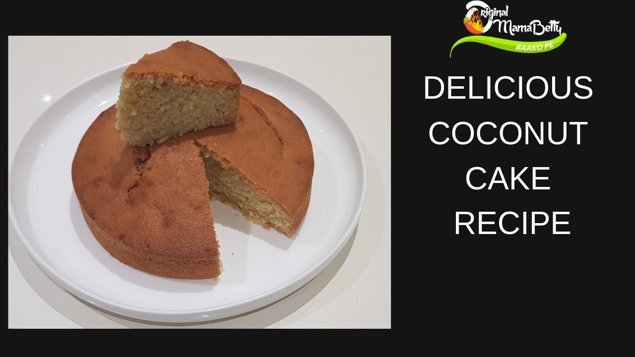 HOW TO MAKE A DELICIOUS  COCONUT CAKE RECIPE WITH OMORC AIR FRYER. MUST TRY!!