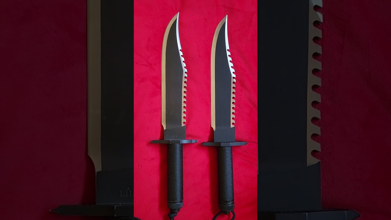 Jimmy Lile and Daniele Mauro Mission knife comparison.