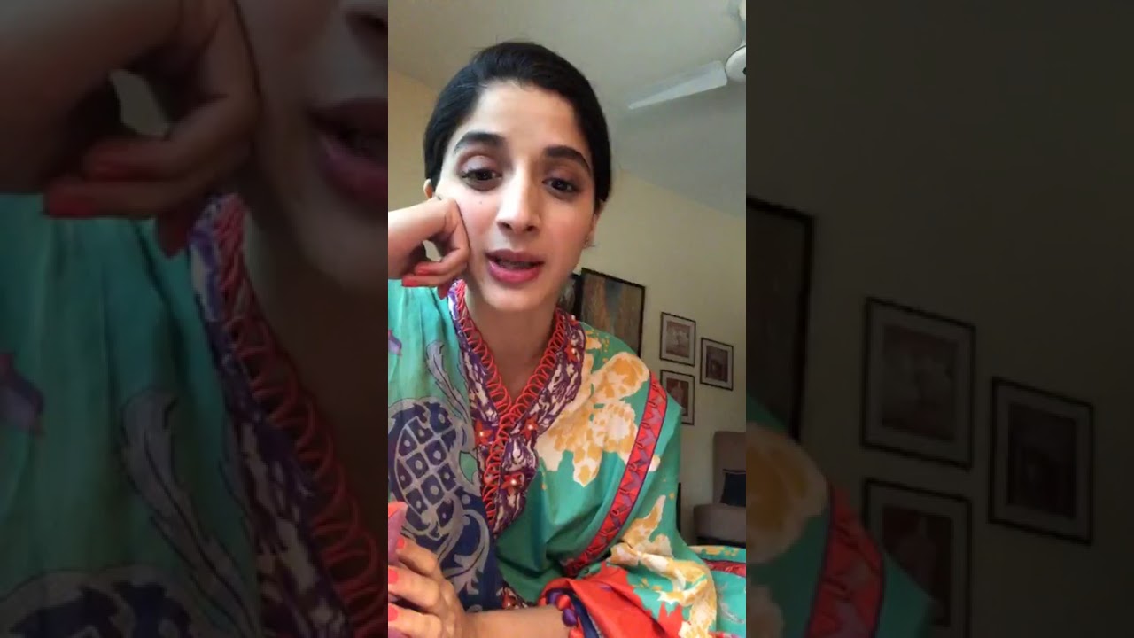 Mawra Hocane talking about her new drama serial Sabaat .